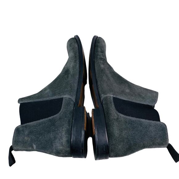 ORO Los Angeles Classic Chelsea Boots Gray Suede 9 EU42 - Picture 9 of 10